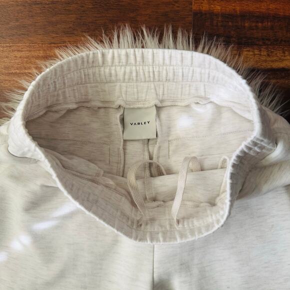 NWOT Varley The Slim Cuff Pant 25" in Ivory Marl Size Small - Picture 10 of 10